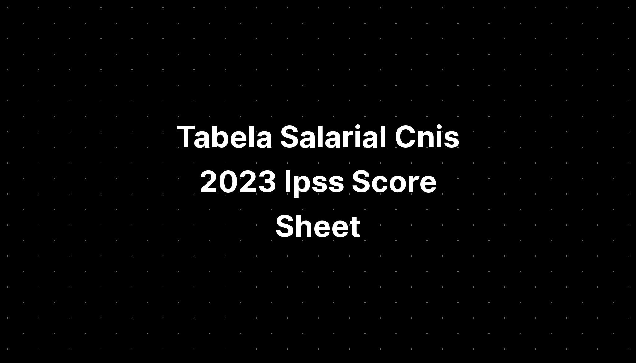 Tabela Salarial Cnis 2023 Ipss Score Sheet Imagesee 5695